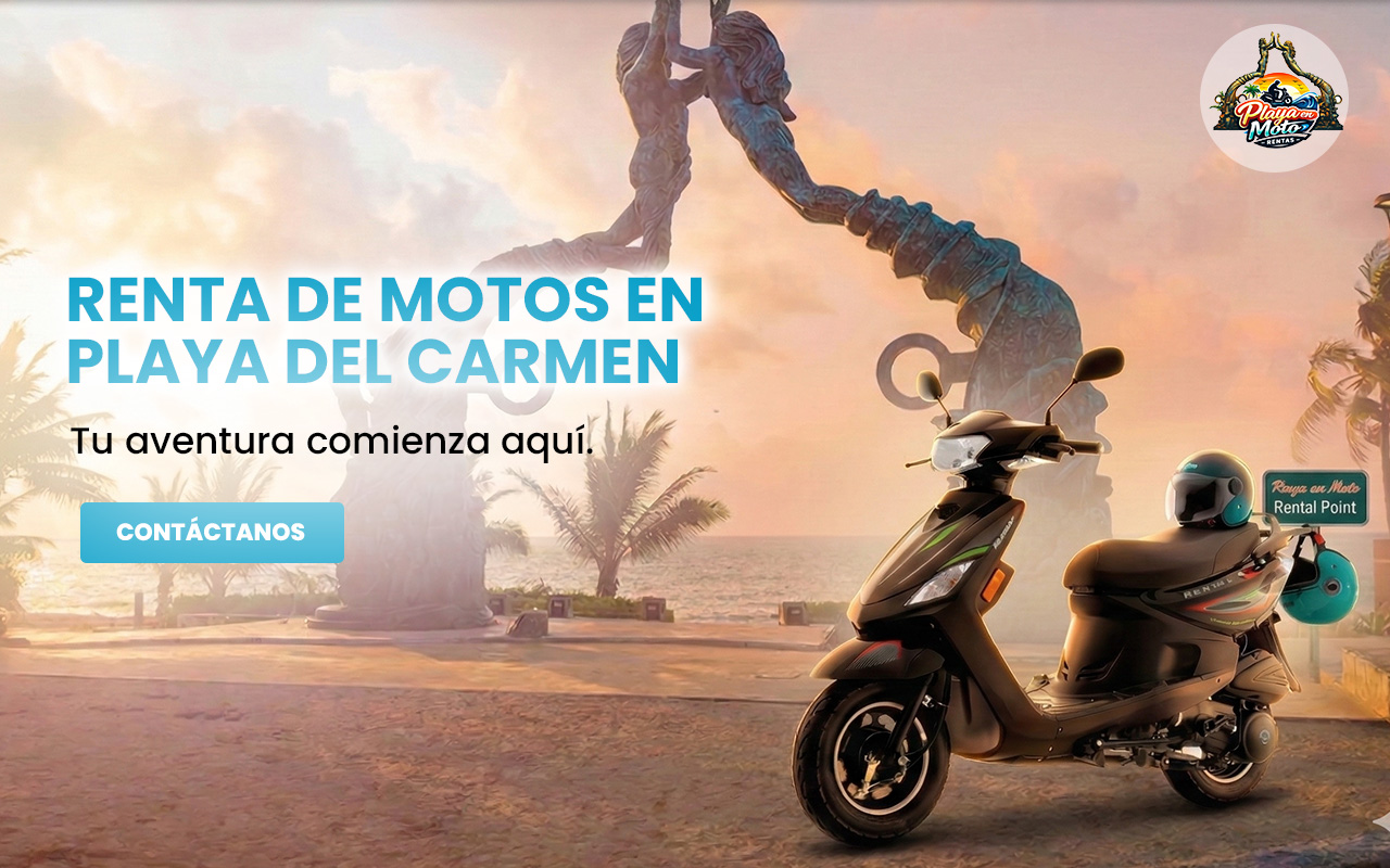 Playa en Moto